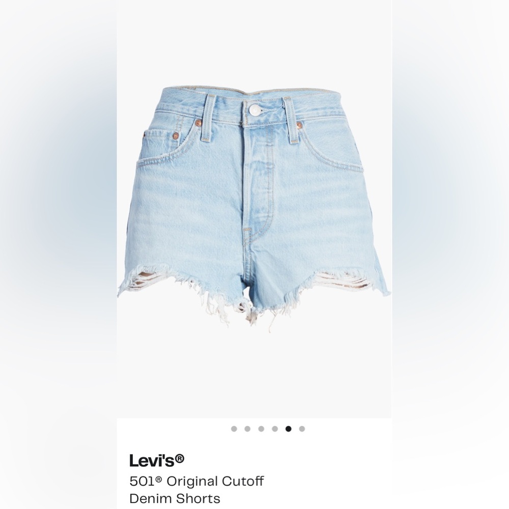 Light Blue Levi’s 501 Women's Shorts